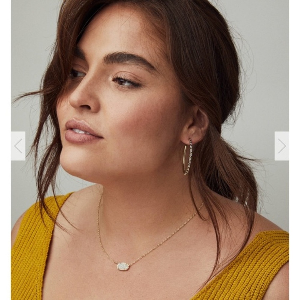 Kendra Scott Elisa Gold Druzy Necklace